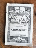 Orizonturi - A. Mandru , 1927 / R3P5S, Alta editura