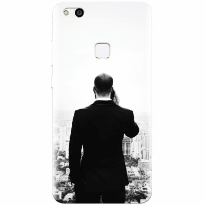Husa silicon pentru Huawei P10 Lite, Man In Suit foto