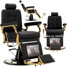 Scaun de frizerie Kostas de barber hidraulic pentru salon de frizerie barber shop Barberking