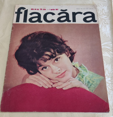 Revista FLACĂRA - anul XVI Nr. 14 (618) - 1 aprilie 1967 foto