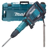 Makita HM1214C - Demolator SDS-Max 1510 W 25.7 J turatie reglabila sistem antivibratii led service turatie constanta pornire lina valiza speciala acce