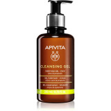 Apivita Cleansing Propolis &amp; Lime gel de curățare pentru ten gras și mixt 200 ml