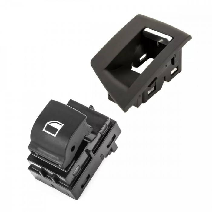 Ornament buton geam portiera dreapta pentru BMW seria 5 F10 F11 F18 - Negru