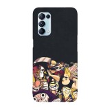 Husa compatibila cu Oppo A54 5G model Cartoons party, Silicon, TPU, Viceversa, Transparent, Carcasa