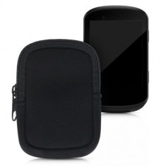 Husa de protectie pentru GPS Garmin Edge 530/Edge 830, Kwmobile, Negru, Neopren, 51690.01