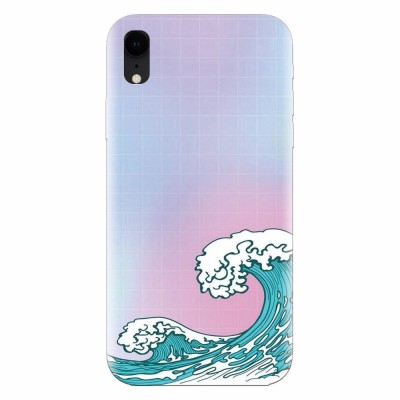 Husa silicon pentru Apple Iphone XR, Waves foto