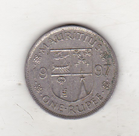 bnk mnd Mauritius 1 rupie 1997