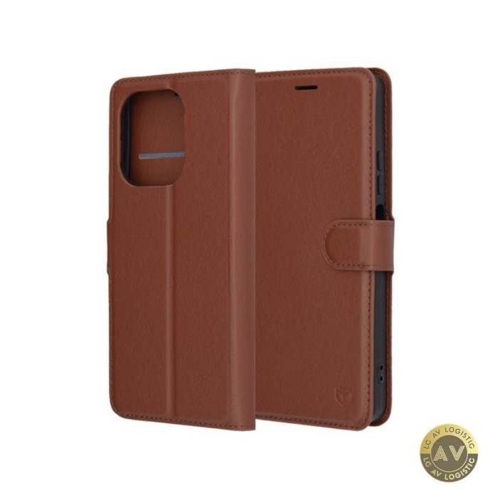 Husa pentru Oppo A5 Pro 4G / A5 Pro Techsuit Leather Folio Maro