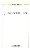 Je me souviens - Georges Perec