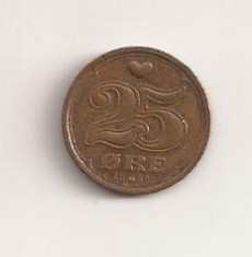Moneda Danemarca - 25 Ore 1991 v2