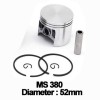 Piston complet Stihl: MS 380, 381 (52mm) - PowerTool TopQuality, Blade