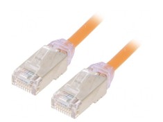 Cablu Patch Cord F/UTP Cat6a LSZH Portocaliu 3m