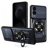 Husa pentru Samsung Galaxy S25 Edge S937, Techsuit, RuggedCam, Albastra