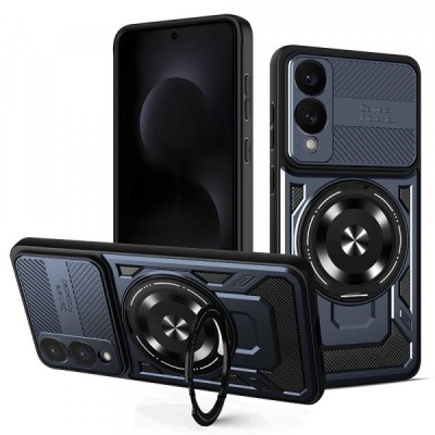 Husa pentru Samsung Galaxy S25 Edge S937, Techsuit, RuggedCam, Albastra foto