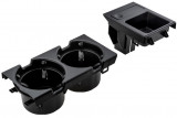 Set Suport 2 Pahare + Cutie Monede Am Bmw Seria 3 E46 1998-2005 Negru EZC-BM-317, General