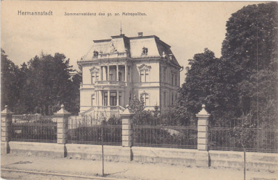 CP SIBIU Hermannstadt Metropoliten Sommerresidenz ND(1917) foto