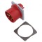 Conector AC trifazat 16A 415VAC IP44