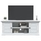 Gossi dulap tv, alb, 110x30x41 cm, lemn prelucrat