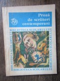 PROZA DE SCRIITORI CONTEMPORANI BIBLIOTECA SCOLARULUI