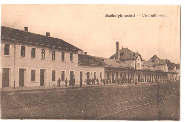 SV * LUNCA MURESULUI * GARA * 1917 * Stampila Militara K.u.k WWI