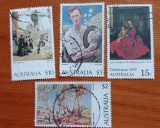 AUSTRALIA-1974-''PICTURI''''-lot 4val.-STAMPILATE-Vezi-Scan