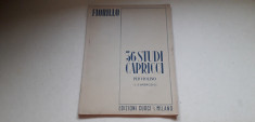 Partituri muzica clasica pt. vioara - Fiorillo - 36 studi capricci per violino foto