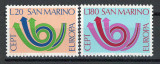 San Marino 1973 Mi 1029/30 - Europa, Nestampilat