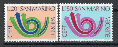 San Marino 1973 Mi 1029/30 - Europa foto