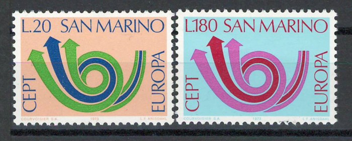 San Marino 1973 Mi 1029/30 - Europa