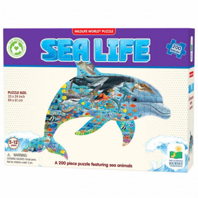 THE LEARNING JOURNEY - PUZZLE ANIMALE MARINE 200 PIESE foto
