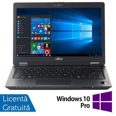 Laptop Refurbished Fujitsu LifeBook U728, Intel Core i5-8250U 1.60-3.40GHz, 8GB DDR4, 256GB SSD, 12.5 Inch Full HD, Webcam + Windows 10 Pro NewTechnol foto