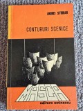Andrei Strihan - Contururi scenice, 1975, 229 pagini, stare buna