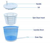 Masina de spalat cu actionare manuala Eco Washer , 4 L AutoDrive ProParts