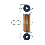 Filtru ulei Audi A4 B6, A4 B7, A4 B8, A5, A6 C5, A6 C6; Porsche Cayenne; VW Phaeton, Touareg Motor 2.7 T quattro, diam. 76 mm, 200 mm, OE 057115561M
