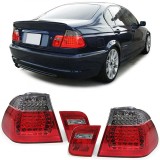Stop stopuri triple BMW E46 FL sedan rosu fumuriu LED NOU