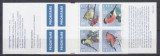 SUEDIA 2004 PASARI SERIE IN CARNET MNH, Nestampilat