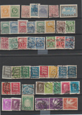 Estonia - Lot timbre vechi foto