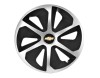 Set 4 capace roti Roco Gri-Negru R14 pentru gama auto Chevrolet, Autohelix MSA