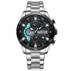 Ceas barbatesc de mana Curren Elegant Luxury Fashion Cronograf Quartz Data Analog Casual