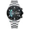 Ceas barbatesc de mana Curren Elegant Luxury Fashion Cronograf Quartz Data Analog Casual