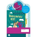 Dinoszaurusz REX! aj&aacute;nd&eacute;kcsomag - Dinoszaurusz REX! mesek&ouml;nyv - Dinoszaurusz REX! foglalkoztat&oacute; f&uuml;zet - din&oacute;s matric&aacute;s lap 6 db matric&aacute;val - kiv&aacute;ghat&oacute;
