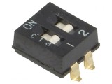 Comutator DIP-SWITCH 2 Secțiuni ON-OFF 24VDC