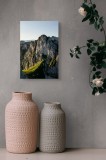 Tablou Canvas Siluete de piatră &icirc;n lumină aurie, 26 x 39 cm, CMCLASS