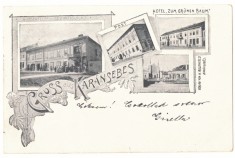 1978 - CARANSEBES, Synagogue, Litho, Romania - old postcard - used - 1899
