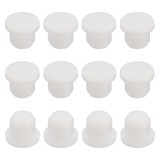 Turi din cauciuc de silicon 24 buc. Moale, flexibile &ndash; Alb 9-9,5 mm