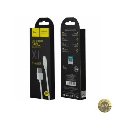 Cablu Date si Incarcare USB-A - Lightning HOCO Rapid X1 18W 2m Alb