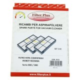 FILTRU HEPA ROOMBA 800 - 900, 3BUC. FILTER PLUS pentru aspirator Articol Alternativ