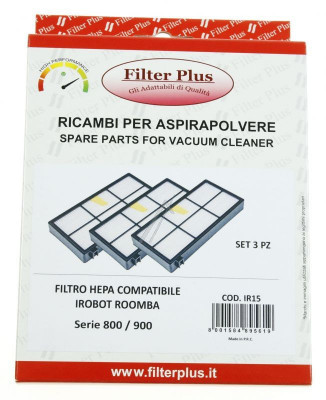 FILTRU HEPA ROOMBA 800 - 900, 3BUC. FILTER PLUS pentru aspirator Articol Alternativ foto