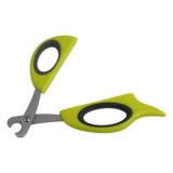 Unghieră pentru animale de companie, cu m&acirc;ner ergonomic, verde, CMCLASS