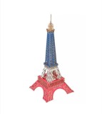Set de Construit din Lemn, Macheta 3D, Copii si Adulti, 96 Piese, Turnul Eiffel, 14+ ani